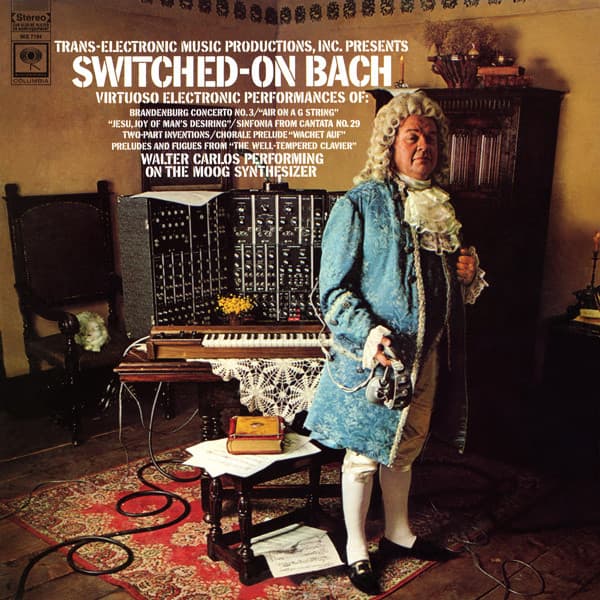 Walter Carlos – Switched-On Bach vinyl cover art