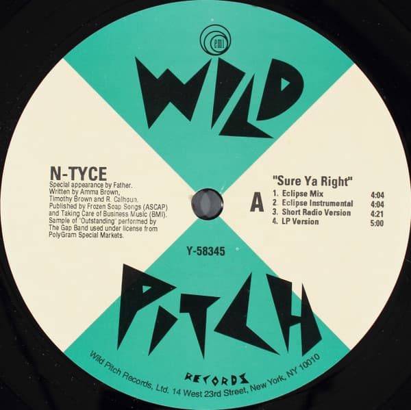 N-Tyce (2) – Sure Ya Right vinyl cover art