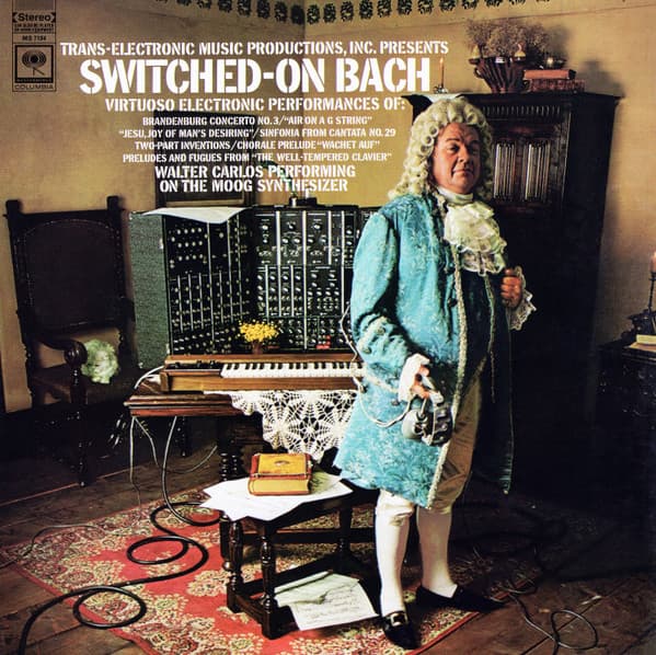 Walter Carlos – Switched-On Bach vinyl cover art