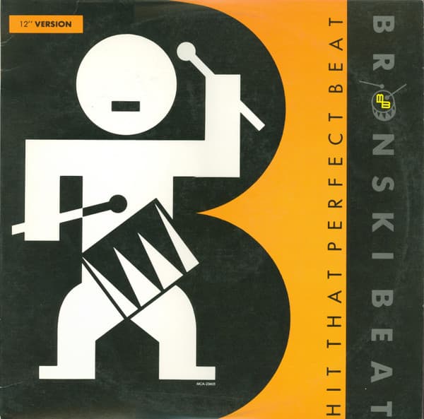 Bronski Beat – Hi Nrg - Hit That Perfect Beat (12" Version) vinyl cover art