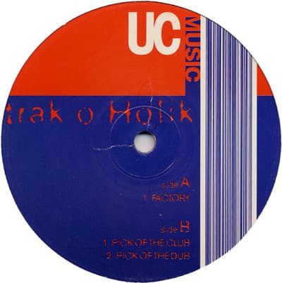 Trak O Holik – Hard House - Factory vinyl cover art