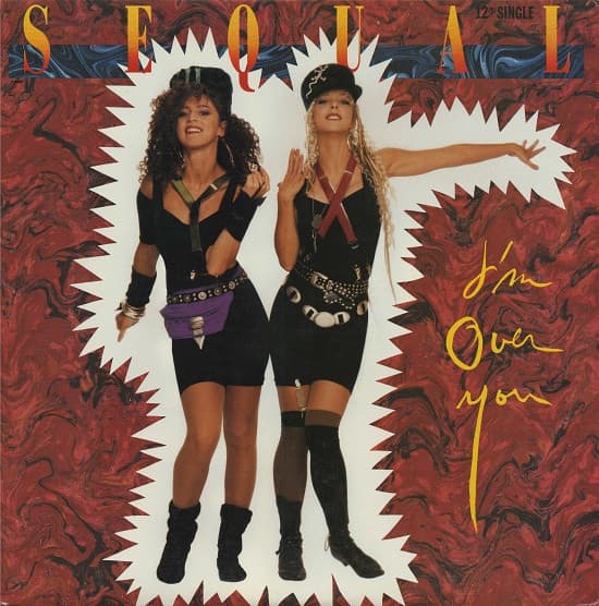 Sequal – Freestyle - I'M Over You vinyl cover art