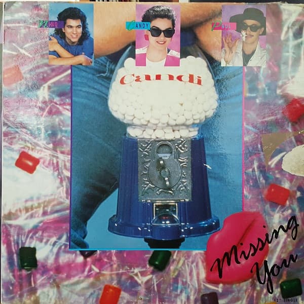 Candi – Synth-Pop - Missing You vinyl cover art