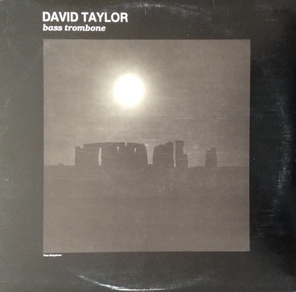 David Taylor – Bass Trombone vinyl cover art