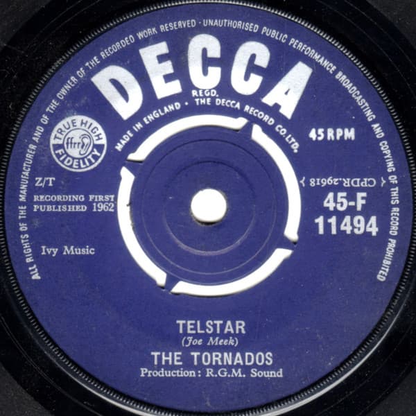 The Tornados – Telstar vinyl cover art