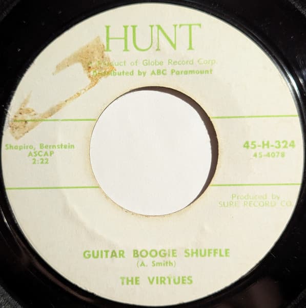 The Virtues – Guitar In Orbit vinyl cover art
