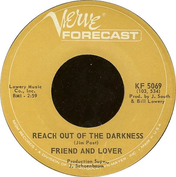 Friend And Lover – Time On Your Side vinyl cover art