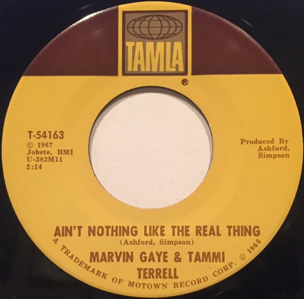 Tammi Terrell Marvin Gaye – Ain'T Nothing Like The Real Thing vinyl cover art