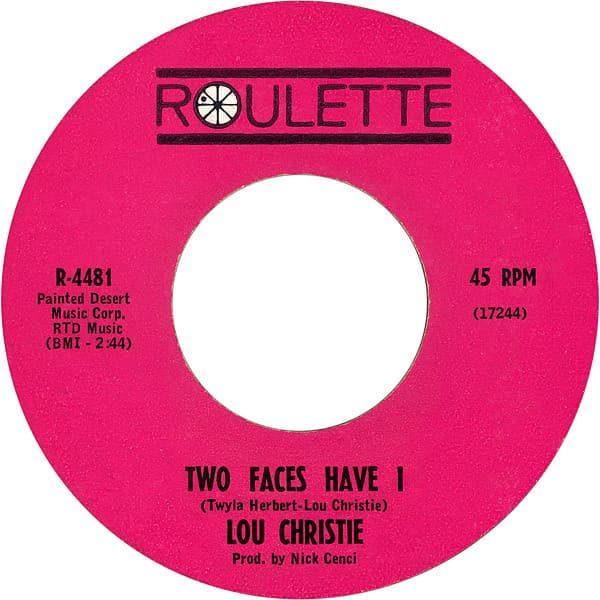 Lou Christie – All That Glitters Isn'T Gold vinyl cover art