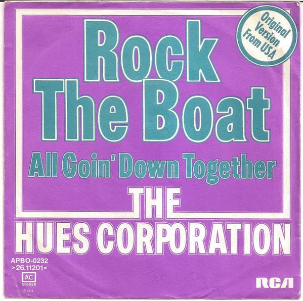 The Hues Corporation – Rock The Boat vinyl cover art