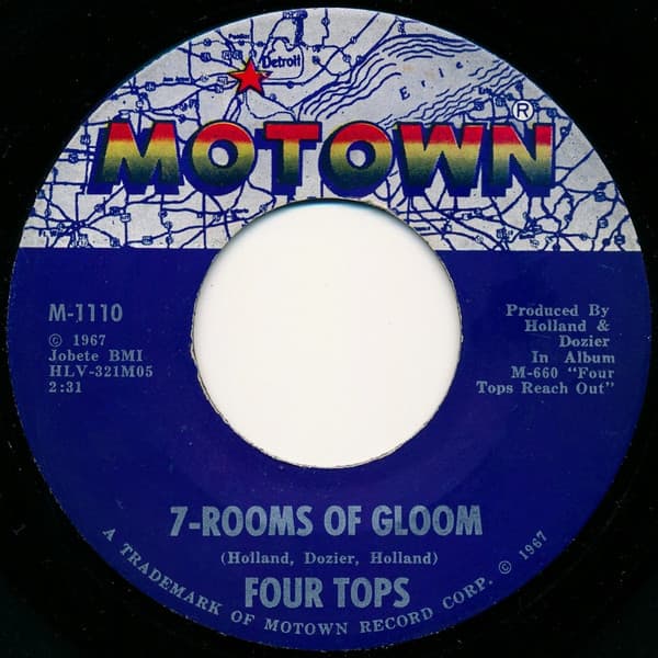 Four Tops – I'Ll Turn To Stone vinyl cover art