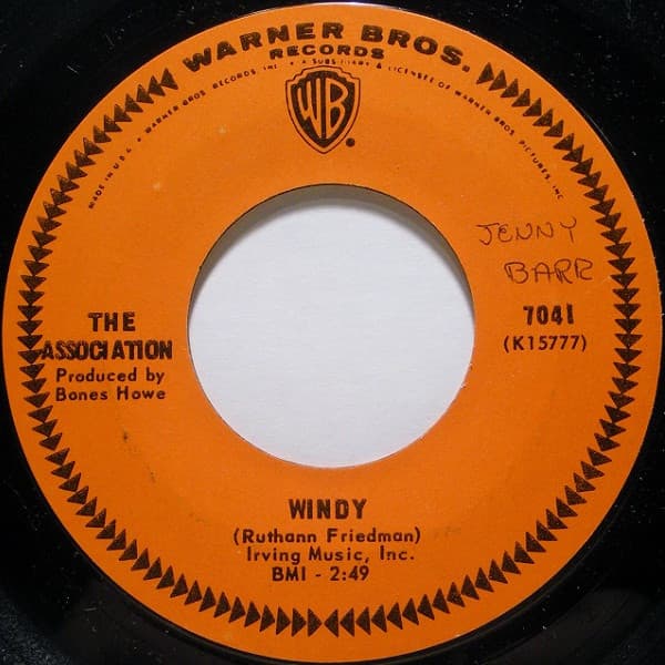 The Association (2) – Windy vinyl cover art