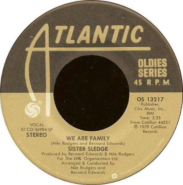 Sister Sledge – We Are Family vinyl cover art