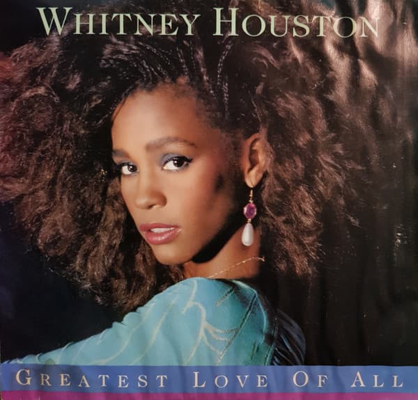 Whitney Houston – Greatest Love Of All vinyl cover art