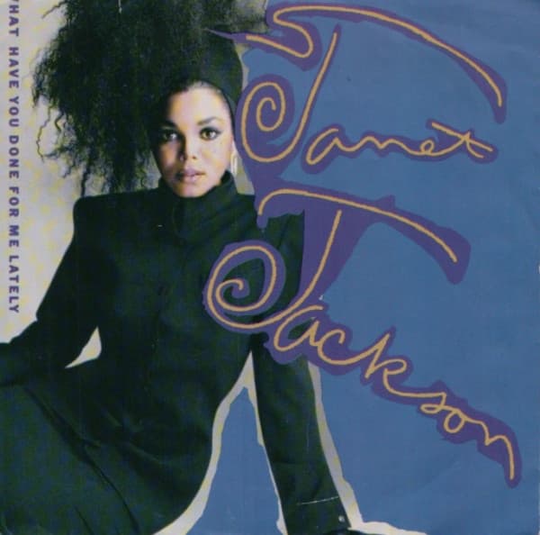 Janet Jackson – What Have You Done For Me Lately vinyl cover art