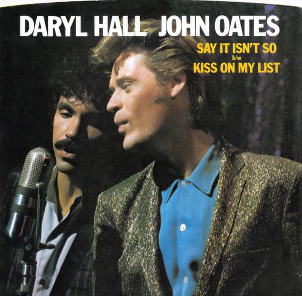 Daryl Hall & John Oates – Say It Isn'T So vinyl cover art