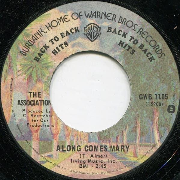 The Association (2) – Cherish vinyl cover art