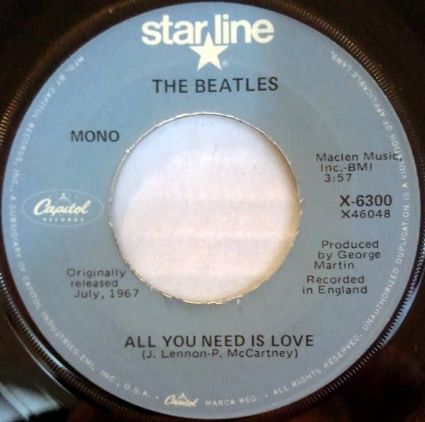 All You Need Is Love / Baby, You're A Rich Man