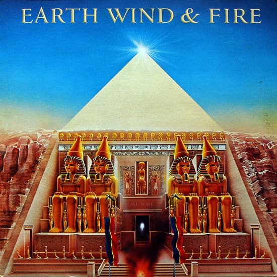 Wind & Fire Earth – All 'N All vinyl cover art