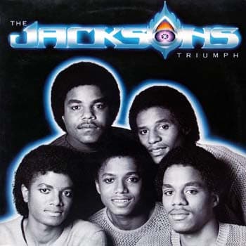 The Jacksons – Triumph vinyl cover art