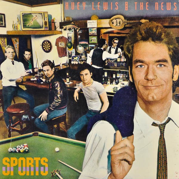 Huey Lewis & The News – Sports vinyl cover art