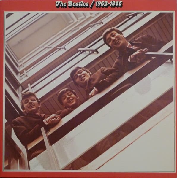 The Beatles – 1962-1966 vinyl cover art
