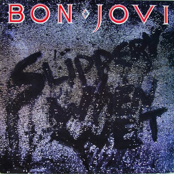 Bon Jovi – Slippery When Wet vinyl cover art