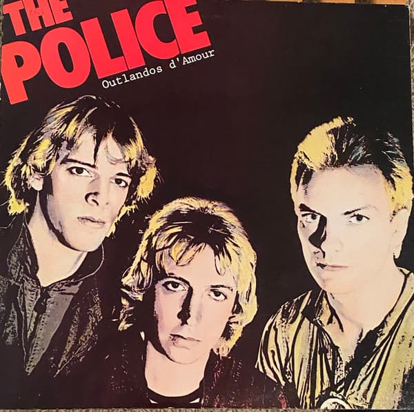 The Police – The Police - Outlandos D'Amour vinyl cover art