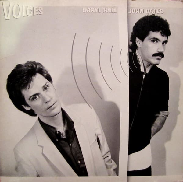 Daryl Hall & John Oates – Voices vinyl cover art