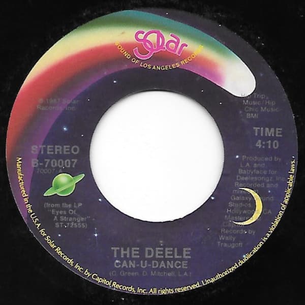 The Deele – Can-U-Dance vinyl cover art