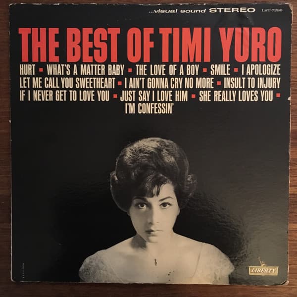 Timi Yuro – The Best Of Timi Yuro vinyl cover art
