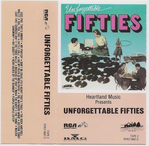 Various – Unforgettable Fifties (Tape 2) vinyl cover art