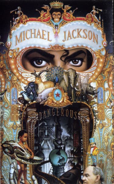 Michael Jackson – Dangerous vinyl cover art