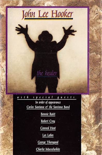 John Lee Hooker – The Healer vinyl cover art