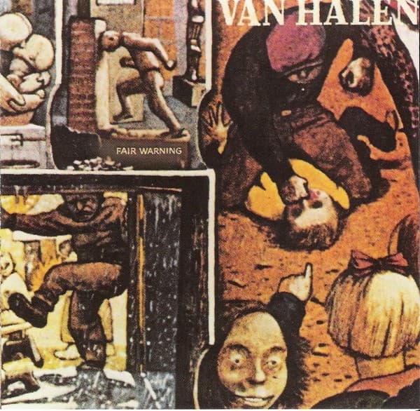 Van Halen – Fair Warning vinyl cover art