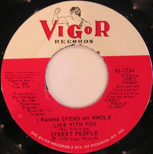 Street People – Wanna Slow Dance With You Baby (At The Disco) vinyl cover art