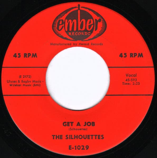 The Silhouettes – I Am Lonely vinyl cover art