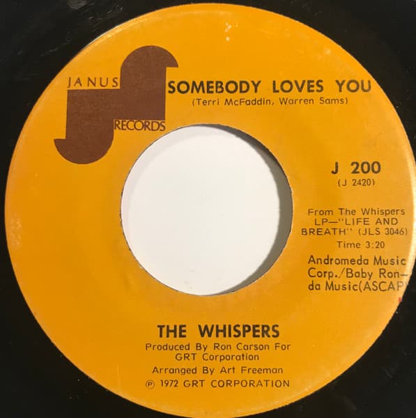 The Whispers – Can We Love Forever vinyl cover art