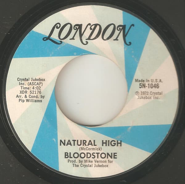 Bloodstone – Natural High vinyl cover art