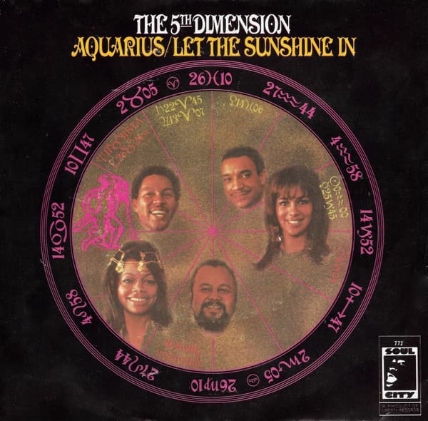 The Fifth Dimension – Let The Sunshine In / The Flesh Failures vinyl cover art