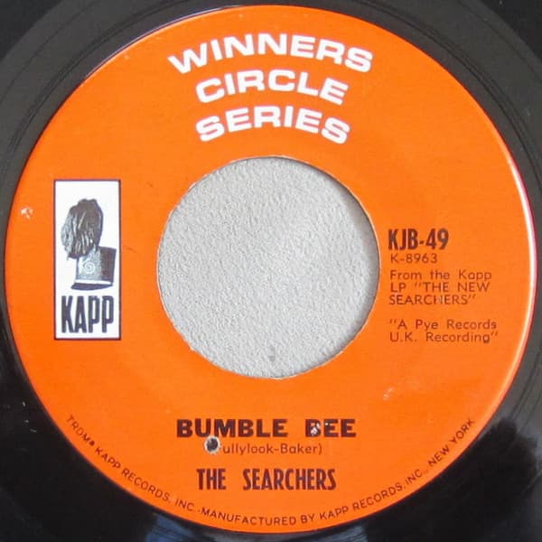 The Searchers – A Tear Fell vinyl cover art