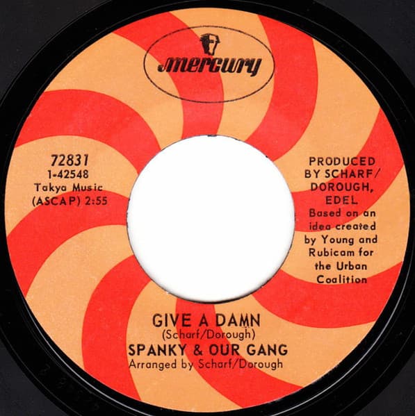 Spanky & Our Gang – Give A Damn vinyl cover art