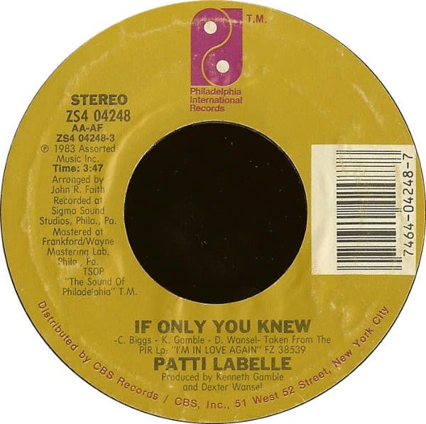Patti Labelle – If Only You Knew vinyl cover art