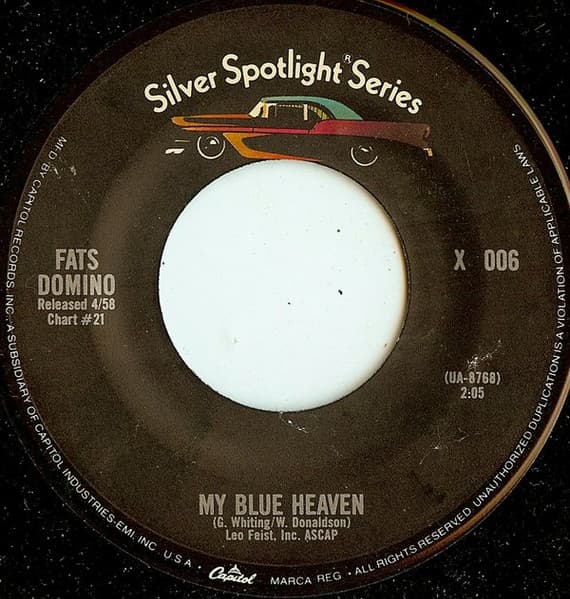 Fats Domino – I Hear You Knocking vinyl cover art