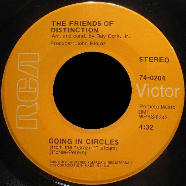 The Friends Of Distinction – Going In Circles vinyl cover art