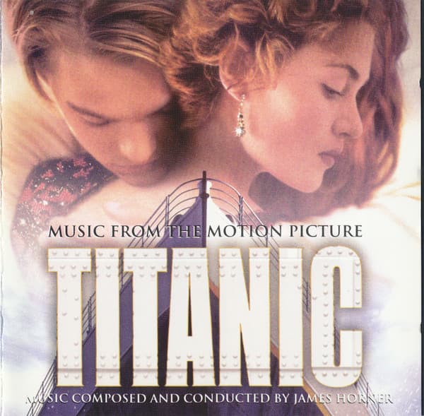 James Horner – Titanic (Music From The Motion Picture) vinyl cover art