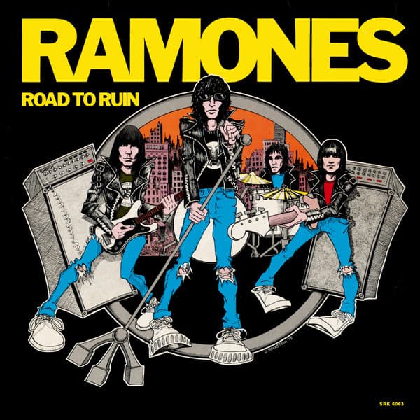 Ramones – Ramones - Road To Ruin vinyl cover art