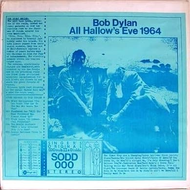 Bob Dylan – All Hallow'S Eve 1964 vinyl cover art