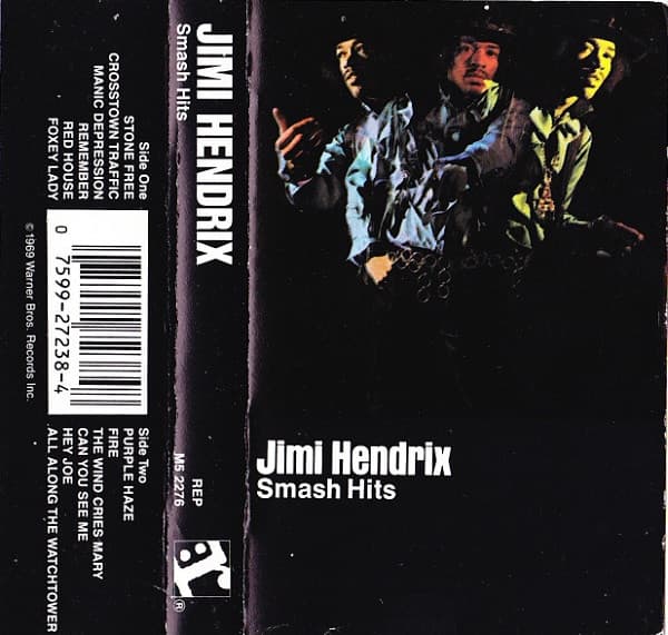 Jimi Hendrix – Smash Hits vinyl cover art