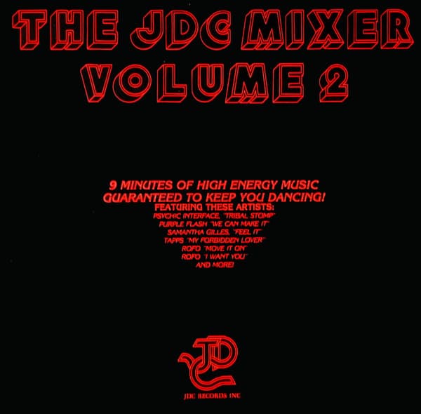 Various – Italo-Disco - The Jdc Mixer Volume 2 vinyl cover art